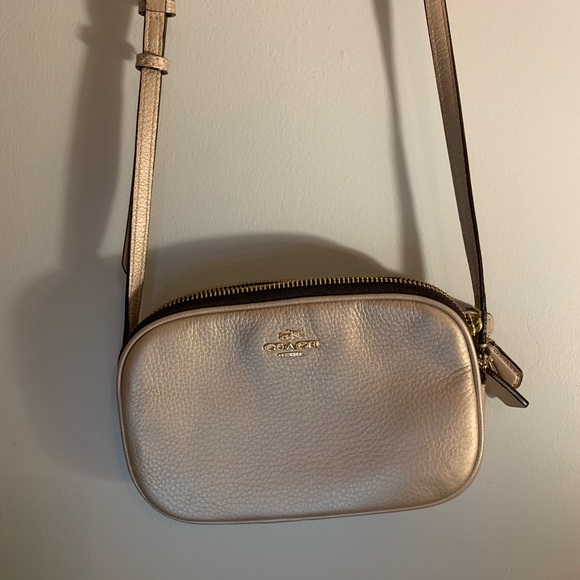 Coach Handbags - Metallic Coach cross body bag